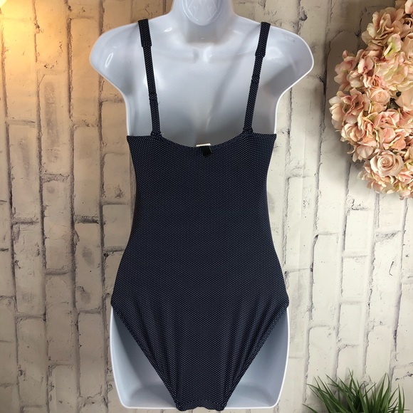 Niptuck Sorranto Blue white polka dots one piece - Picture 10 of 16